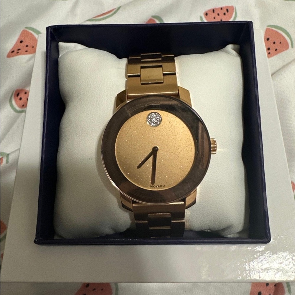 Movado rose gold Watch
